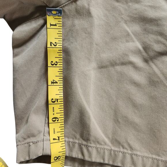 Wallace & Barnes Field Shorts Size 35 Tan Khaki Cotton Chino - Picture 7 of 7